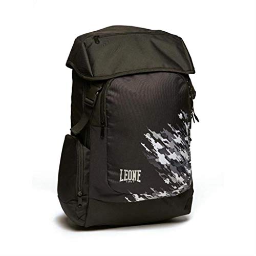 LEONE 1947 Mochila Neocamo, Unisex – Adulto, Negro, One Sizeca LEONE 1947 Mochila Neocamo, Unisex – Adulto, Negro, One Sizeca