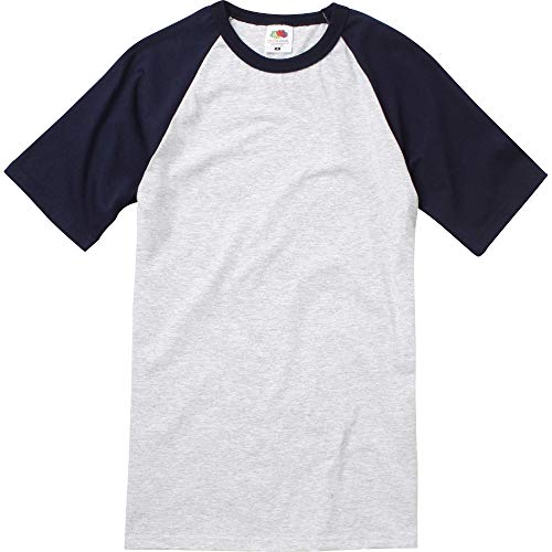 T-shirt baseball de sport et loisirs coupe droite classique masculine