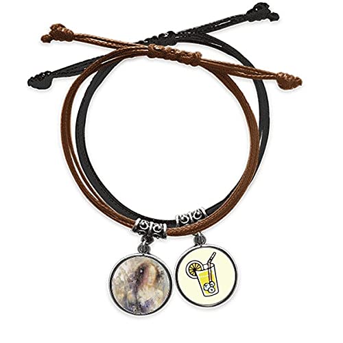 Bracelet tressé peinture à l'huile en cuir pour illuminer vos tenues décontractées
