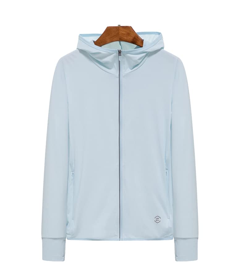 Women'S Full Zip Upf 50+ Sun Protection Hoodie Men'S Jacket Long Sleeve Sun Protection Shirt With Pockets