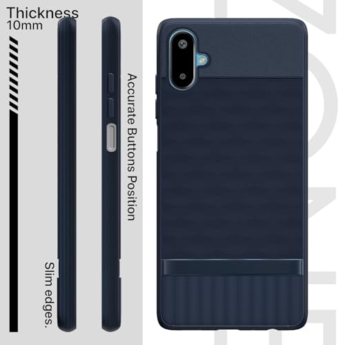 Image of Outlouders Back Cover for Samsung Galaxy F06 5G / Samsung Galaxy M06 5G | Full Camera Protection | TPU Soft Flexible Shockproof Back Case (Blue)