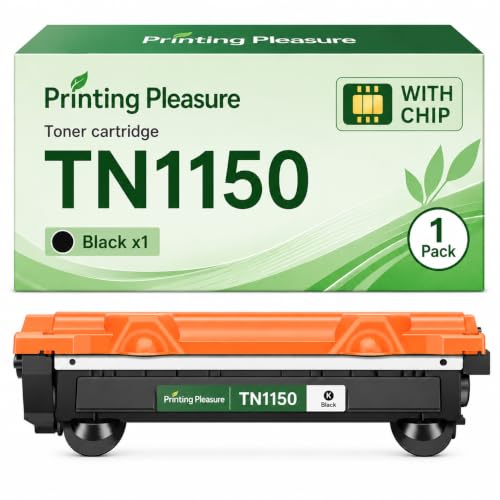 Image of TN1150 Black Toner Compatible with Brother TN1150 TN-1150 1 Pack, With Chip
