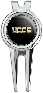 University of Colorado - Colorado Springs UCCS Mountain Lions Primary Logo Golf Divot Repair Tool and Ball Marker