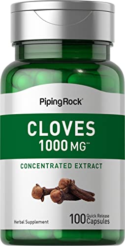Piping Rock Cloves Capsules 1000mg | 100 Pills | Concentrated Ext...
