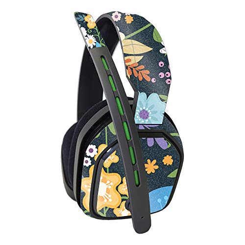 MightySkins Glossy Glitter Skin Compatible with Astro A10 Headset - Cartoon Bloom | Protective, Durable High-Gloss Glitter Finish | Easy to Apply and Change Styles | Made in The USA