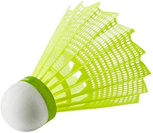 SPOCCO® Advanced Nylon Badminton Shuttlecocks with Great Stability(Tube of 6Pc) Nylon Shuttle - Yellow (Medium Slow, 76, Pack of 6)-picture-40