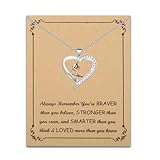 BNQL Skiing Necklace Skiing Gift Skiing Jewelry Necklace for Women Ski Gift Ski Lover Gift for Snow Skier Skiing Bracelet (Skiing Necklace)