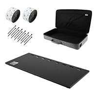 DURABLE ALUMINUM FRAME: Constructed from lightweight, rugged 8-gauge aluminum for long-term reliability while keeping weight to a minimum, ideal for frequent transport and gig use. Non-slip rubber feet provide maximum stability on stage, and smooth, ...