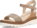 VANELi Womens Cedra Metallic Rhinestone Casual Sandals Casual Mid Heel 2-3" - Brown - Size 11 M