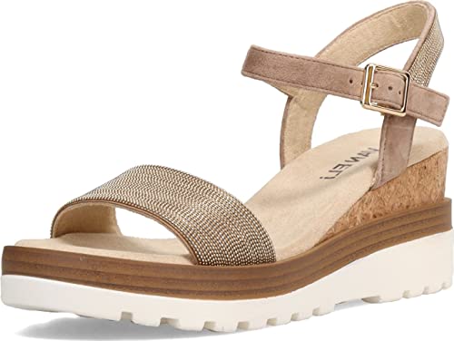 VANELi Womens Cedra Metallic Rhinestone Casual Sandals Casual Mid Heel 2-3" - Brown - Size 11 M