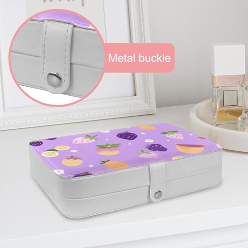 Boîte à bijoux portable pour ranger bague et collier sans risquer de les perdre - 7