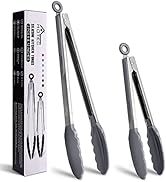 ✨BBQシーズンに！✨キッチントング☆シリコン ブラック5本 (バラ売りも可)