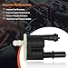 Mirthcos 911-410 Vapor Canister Purge Solenoid Valve Compatible with Ram 1500 & Jeep Grand Cherokee, Cherokee, Wrangler & Dodge Challenger, Charger, Durango & Chrysler 300, Grand Caravan, Pacifica