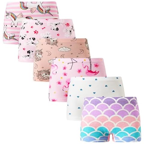 Winging Day Big Girls Boyshorts 6-Pack Cover