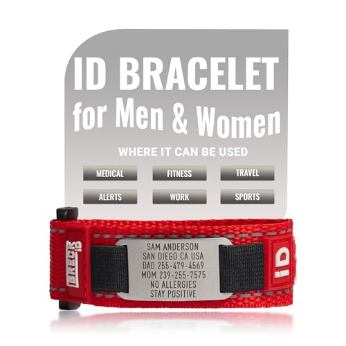 BRECK iD Medical ID Bracelet – Custom Engraved Emergency