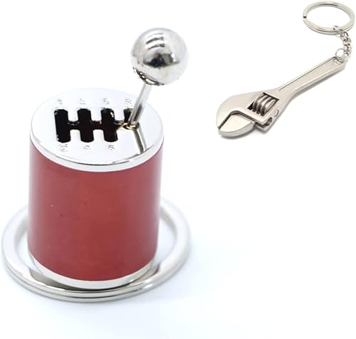 Miniatura 4 de GTRotors Llavero de caja de cambios de seis velocidades de transmisión de juguete para ansiedad automotriz Bonus llavero mini llave de mono