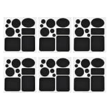 Nankoyal Jacken Reparatur Flicken - 6 Stücke Schwarze Selbstklebende Nylon Flicken,Kleidung Stoff Jacke Reparatur Klebeband,Für Zelte, Rucksäcke, Mäntel, Kleidung, Bekleidung sowie Schneeausrüstung