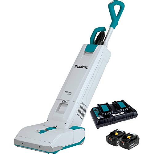 Image of Makita XCV19PG 18V X2 (36V) LXT Lithium-Ion Brushless Cordless 1.3 Gallon HEPA Filter 12 inch Upright Vacuum (6.0Ah)