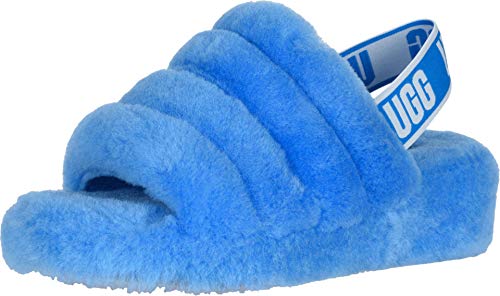 UGG ���f�B�[�X Fluff Yeah �X���C�h�X���b�p US �T�C�Y: 9 �J���[: �u���[