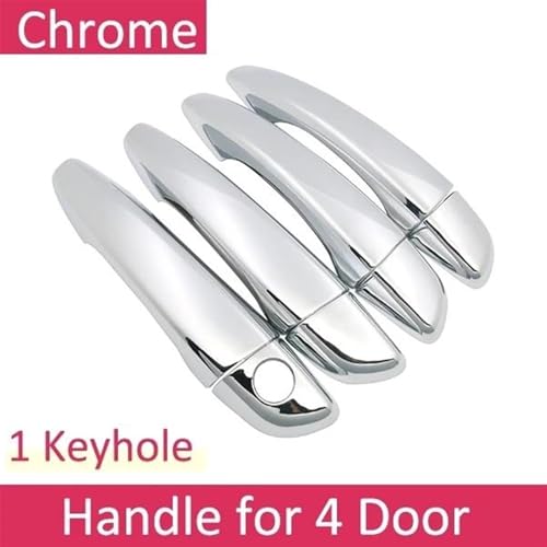 Cubierta cromada para manija de puerta Peugeot Partner 2018-2020 Chrome2 7