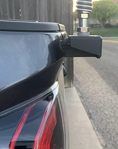 Image of Rago CB Antenna & Whip Flag Mount for 2016-2023 Toyota Tacoma 3rd Gen | Driver's Side, Made in the USA, Truck Bed Mounted