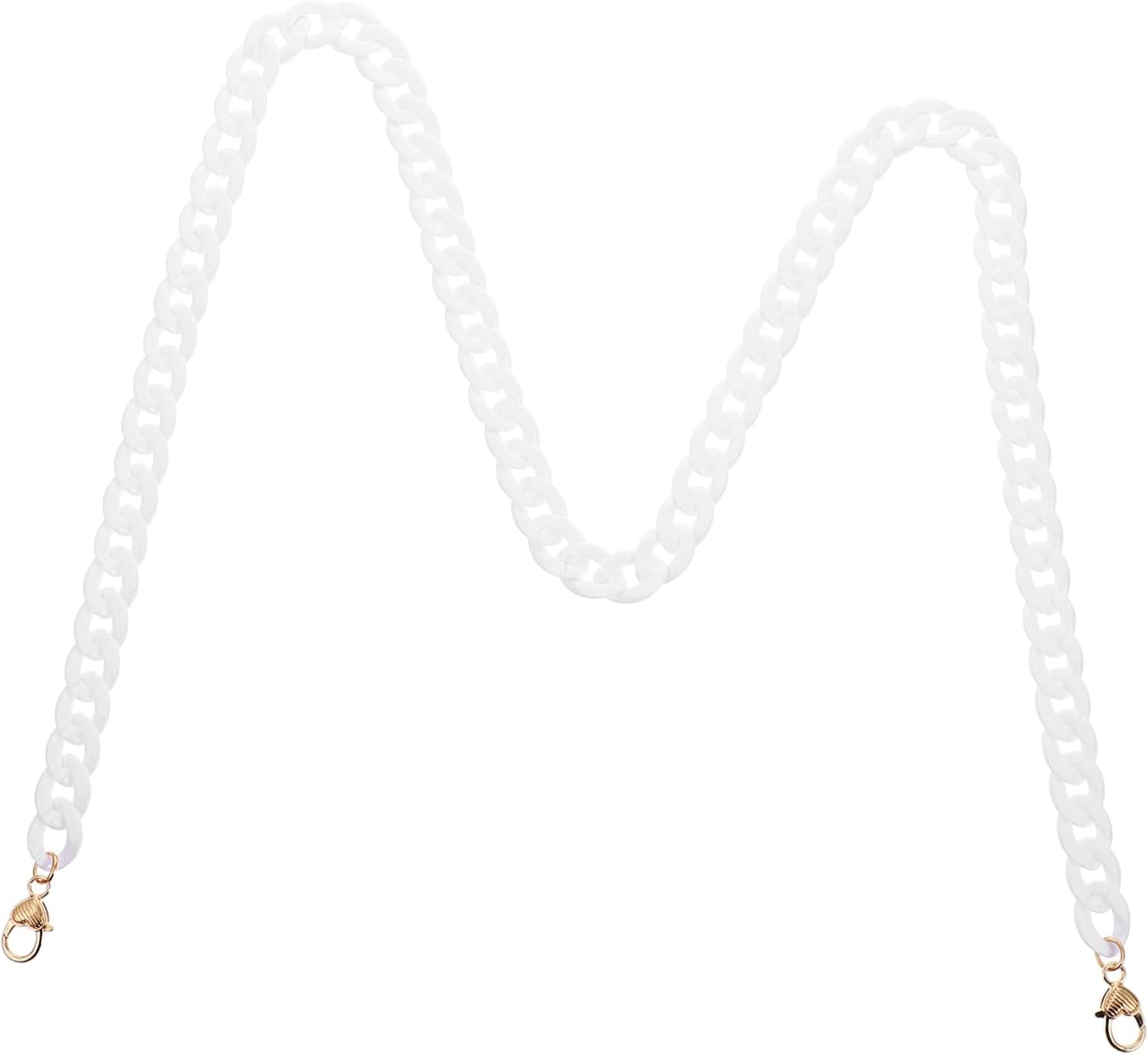 Purse Chain Strap Fashionable Acrylic for Handbags and Crossbody