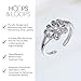 Hoops & Loops Sterling Silver Butterfly Toe Ring