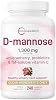 Micro Ingredients D-Mannosa 1,300mg por porción con Arándano | 240 Cápsulas Vegetales + Vitamina C Liposoluble y Mezcla de Probióticos 1 Millón de UFC | Fórmula Diaria de D-Mannosa para Mujeres | Sin Rellenos, Cápsulas No Transgénicas, 240 Unidades (Paquete de 1) 2