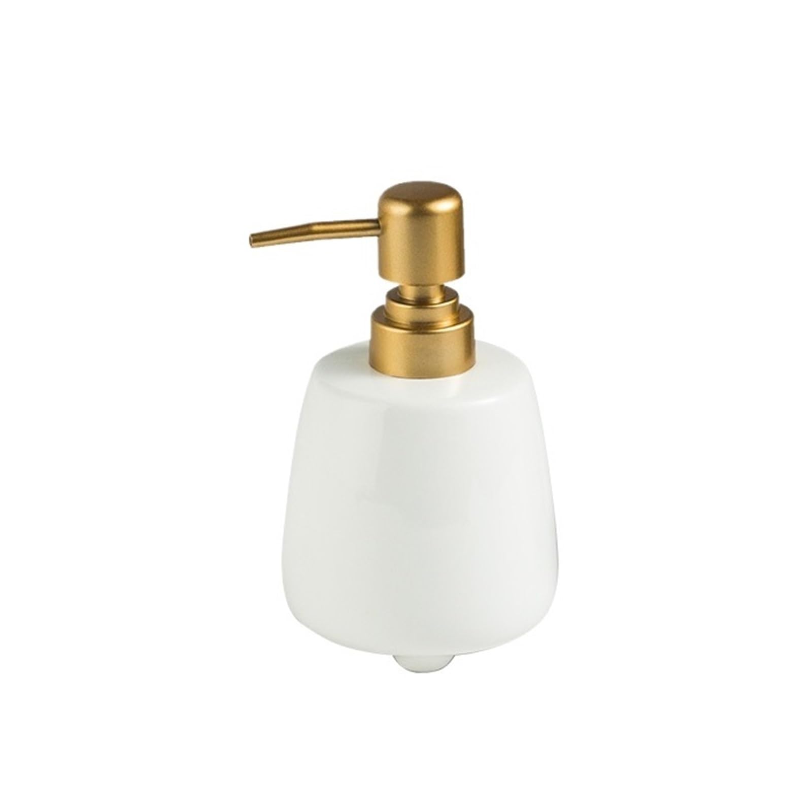Soap Dispenser 320ml Ceramic Refillable Liquid Soap Dispenser With Pump For Bathroom, Countertop(White)
