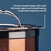 Hestan - CopperBond Collection - 100% Pure Copper Stock Pot, Induction Cooktop Compatible, 6 Quart #4