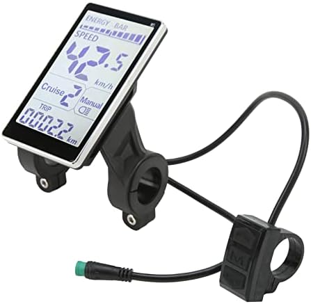Electric LCD Display, 24V 36V 48V 60V E Display Meter Control Panel, E Scooter M5 LCD Panel Screen for 31.8 22.2mm Electric Bikes