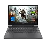 HP Victus 15 Gaming Laptop, 15.6" FHD 144Hz Display, AMD Ryzen 5 7535HS, 16GB DDR5 RAM, 512GB PCIe M.2 SSD, NVIDIA GeForce RTX 2050, HDMI, Webcam, Backlit Keyboard, Wi-Fi 6, Windows 11 Home, Silver