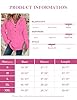 Christmas Hoodie for Womens Ladies Hooded Sweatshirts Long Sleeve Tops Lightweight Sweatshirts for Women Work Clothes Loose Top for Women UK Ladies Evening Party Tops Hot Pink #5