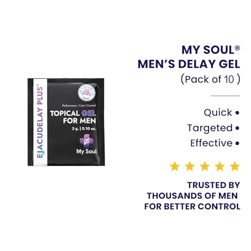 Image of My Soul Topical Gel for Men | Easy Application | Skin Friendly Formula | Personal Care Gel | Convenient Sachet Pack of 10 (3g Each) | Travel Friendly & Discreet