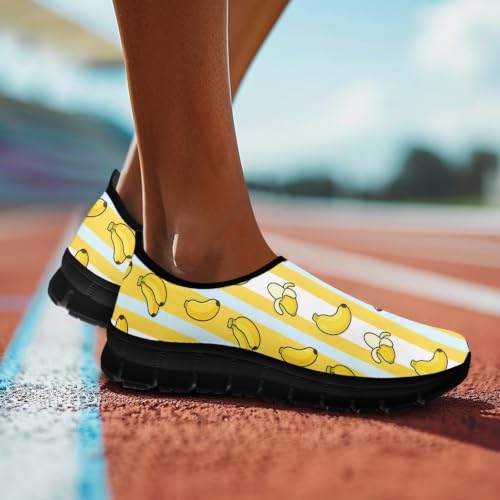 Image of Womens Slip On Walking Shoes Non Slip Loafer Breathable Holiday Travel Shoe Lightweight Casual Low Top Sneakers SizeUS 5.5-11.5