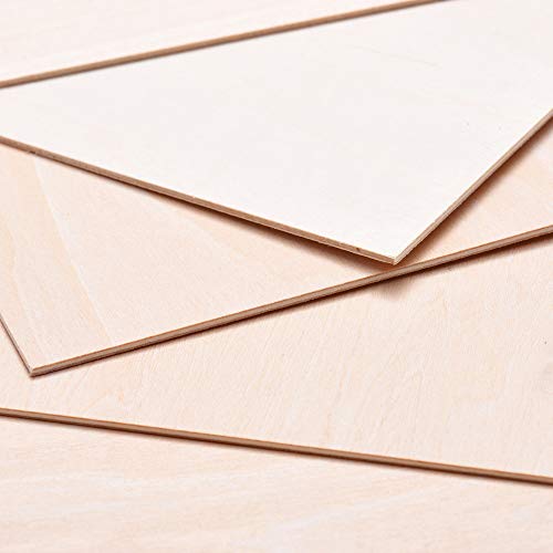 10 Pack Basswood Sheet, 1/16 X 8 X 12 Inch Thin Plywood Wood Sheets for Crafts - Thumbnail 4