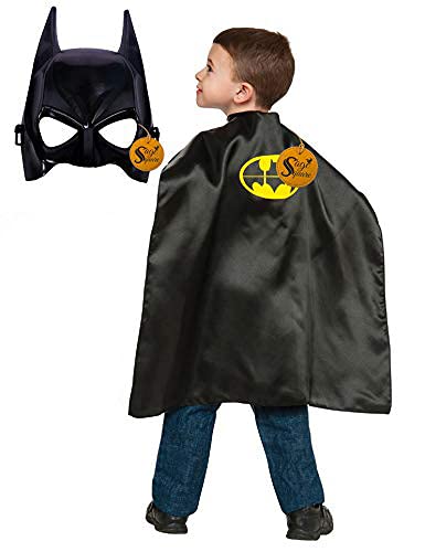 Sage Square Bat-Man Mask & Cape for Costume Parties, Cosplay, Birthday Parties and Dress-up (Combo) (B0879J51JM) Amazon Price History, Amazon Price Tracker