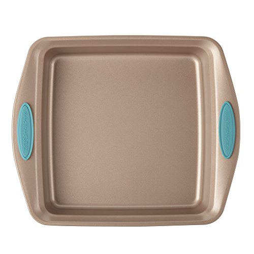 Rachael-Ray-Cucina-Nonstick-Baking-Pan-Nonstick-Cake-Pan-Square-9-Inch-Brown Rachael Ray Cucina Nonstick Baking Pan Nonstick Cake Pan Square 9 Inch Brown