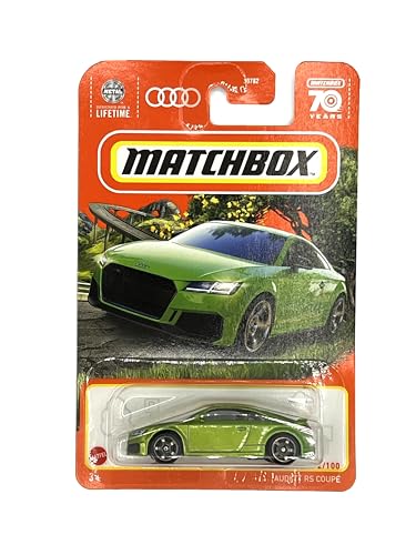 Audi TT RS Coupe Matchbox 2023 Verde 1:64 miniatura 1