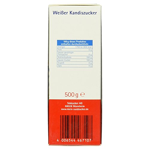 Südzucker Kandiszucker weiß, 500g