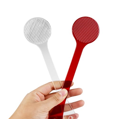 Bâton Maddox Professionnel Yancheng Loudly pour Tests d'optométrie en Plastique ABS Durable Multifonctions Phoria Mesure Confortable en Forme de Tasse Design Compact Longueur 24 cm Rouge – vue 5