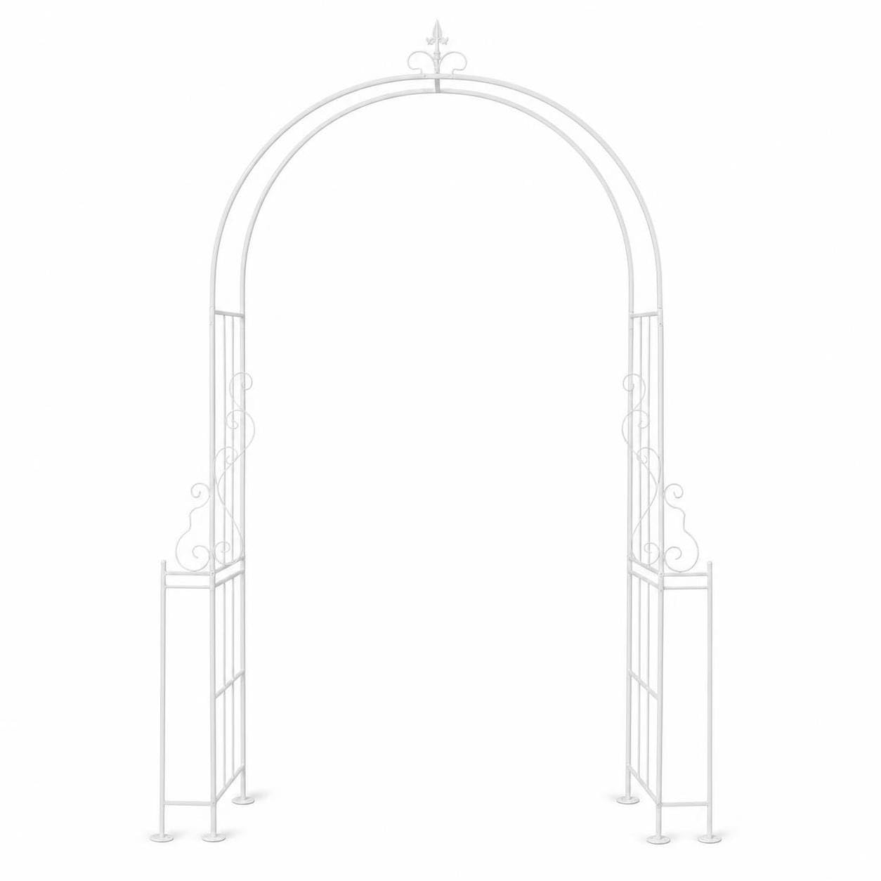 Arco Jardín Metal para Bodas Exteriores y Decoración de Senderos con Plantas Trepadoras