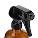 Afufu Braunglas Sprühflasche, Leere Sprühflasche Glasflasche mit Verstellbare Sprühkopf für Pflanzen Friseur Küche Reinigungsmittel (2 x 500ml)