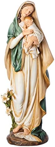 Joseph's Studio by Roman - 16.25" H Madonna and Child Figure, Renaissance Collection, Religious Gift, Home Decor image 3
