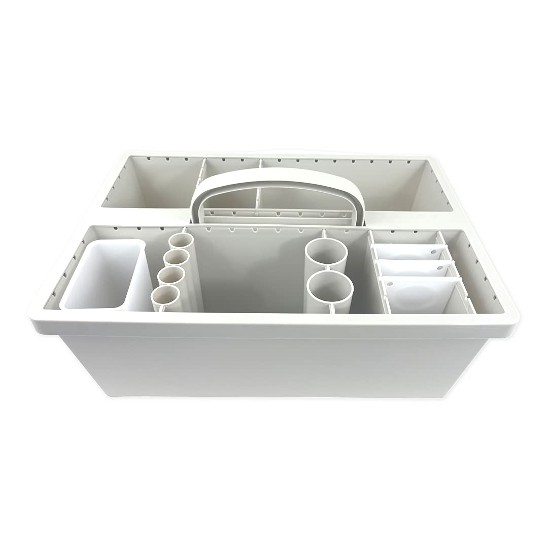 KOOTOO CUSTOMIZABLE ORGANIZER CONTAINER, with UNIQUE DIVIDERS that can be arranged to fit the space 
