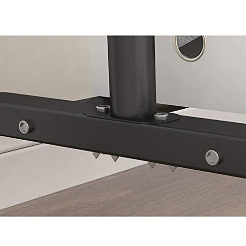 Yayi Clothes Rack Heavy Duty Clothes Rail Metal Garment Rail With Top Rod And Lower Storage And Side Hooks,White #TOP3