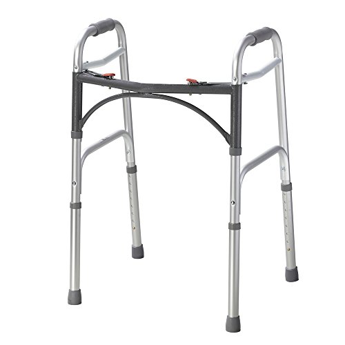 Drive Medical Deluxe Two Button Folding Walker