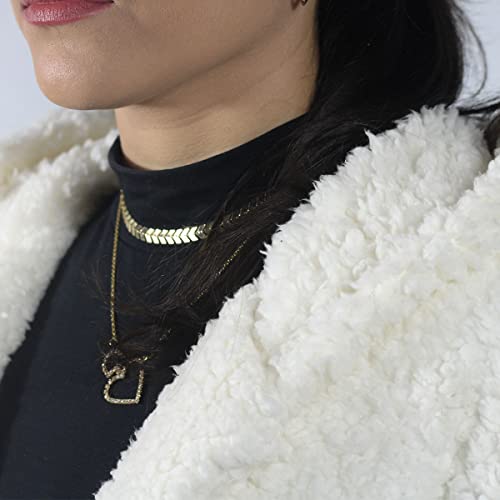 Casaco De Pelo Feminino Teddy Pelucia Sobretudo Blogueira Cor:Off-White;Tamanho:Único