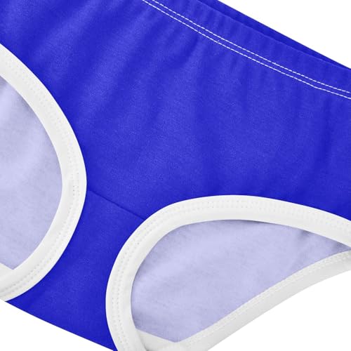 Joisal Cotton Girls Underwear Toddler Medium Blue Little Girl Panties Cartoon Kids Undies Briefs 2t4
