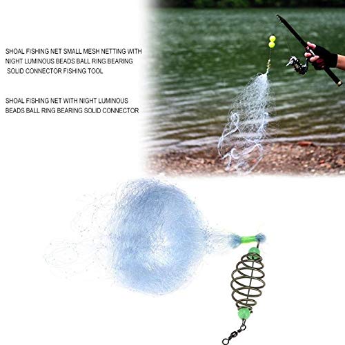 beaded fishing net Zkenyao-net Small Mesh Fishing with Night Luminous Beads Ball, Ring Bearing Connector Solid Ring Fishing Accessories, (Color : 8x8cm) : Sports & Outdoors Rhino-Rack Fishing Rod Holder Hung on a wall Size:6/0 - 2pk fat job